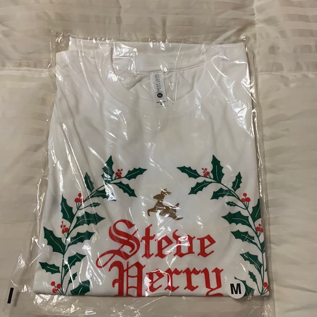 Brand New Steve Perry Christmas TShirt Medium